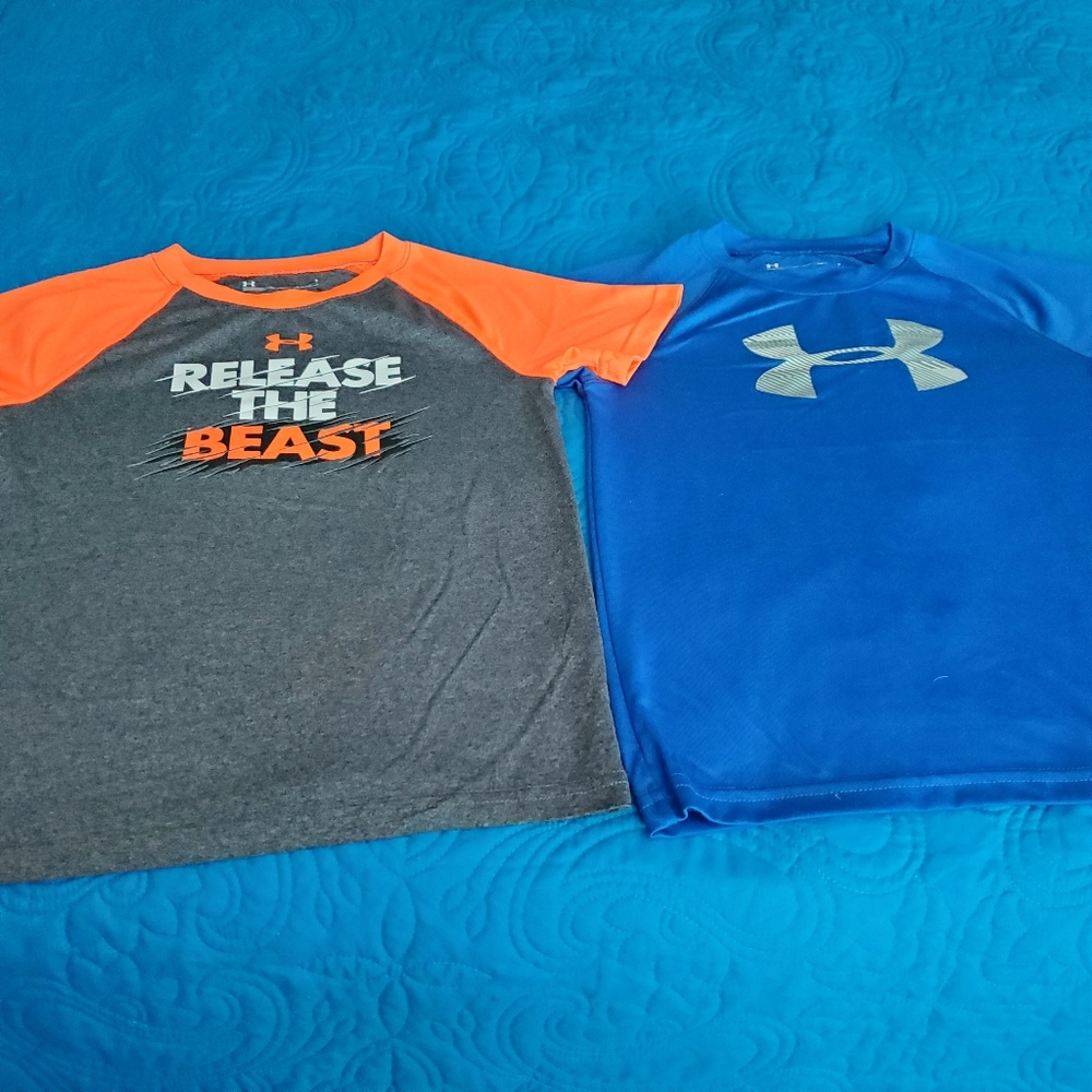 Boys Size 7 Under Armour Shirts